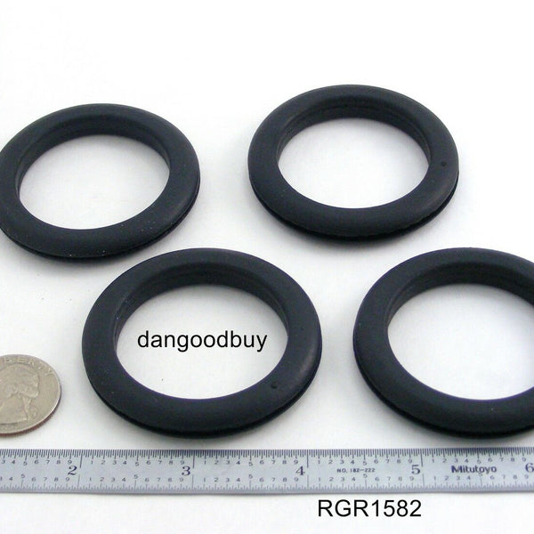 Fits 2" Hole - 1/16" Panel Thickness - 1 5/8" Center Hole - Rubber Grommet