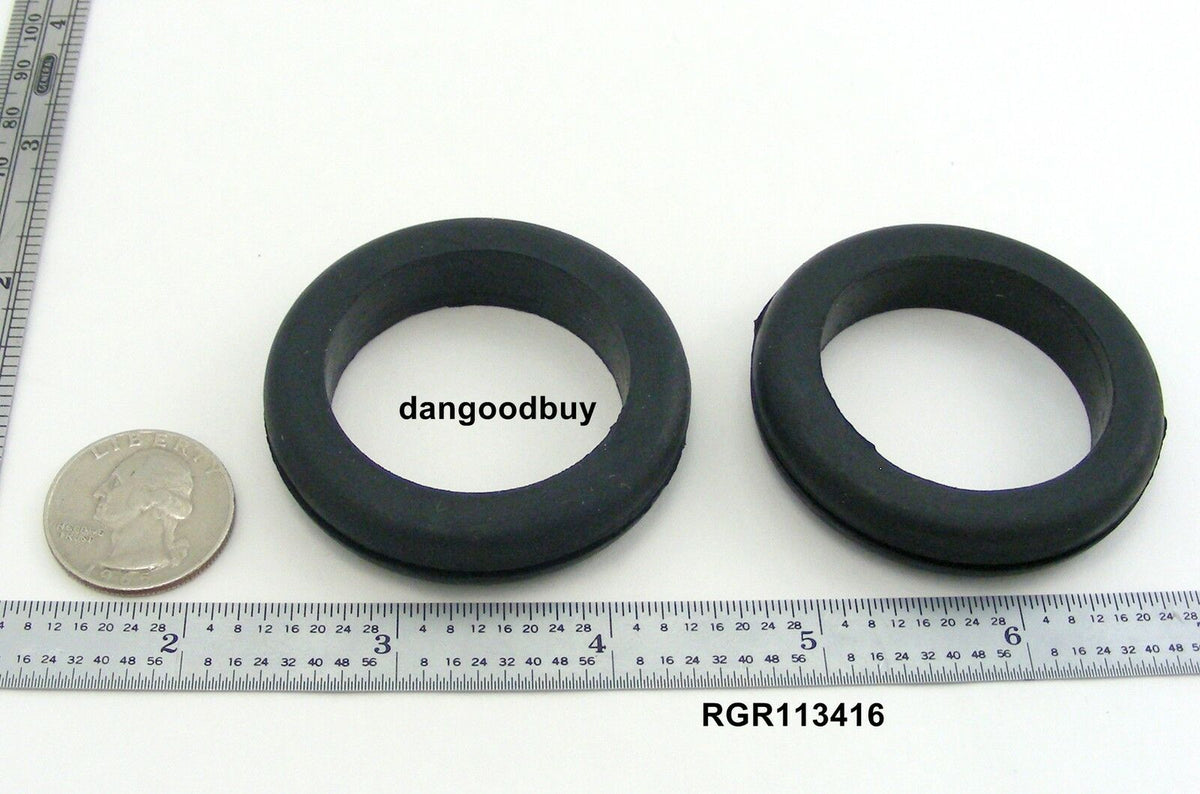 Fits 1 3/4" Hole - 1/16" Panel Thickness - 1 1/2" Center Hole - Rubber Grommet