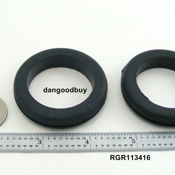 Fits 1 3/4" Hole - 1/16" Panel Thickness - 1 1/2" Center Hole - Rubber Grommet